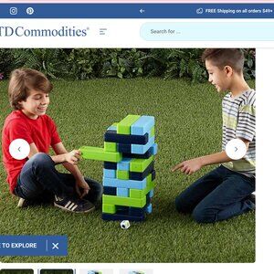 30-Pc. Oversized Outdoor Tower Game